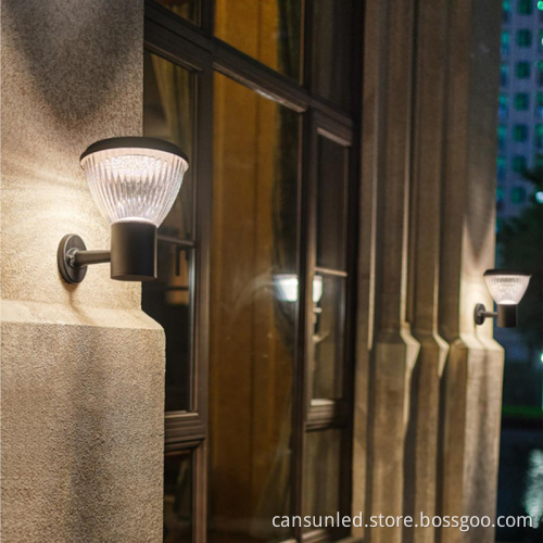 IP65 High Brightness Solar Outdoor Wall Lamp 8W/12W with 3 Years Warranty